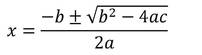 Picturwhat is the quadratic formula pass maths exam